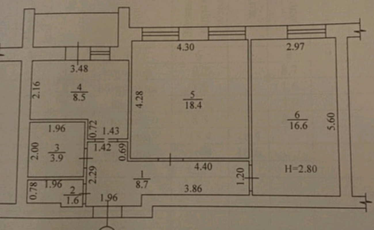 Sale 2 bedroom-(s) apartment 60 sq. m., Akademika Barabashova Street 10