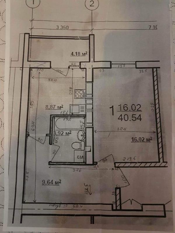 Продажа 1 комнатной квартиры 41 кв. м, Маршала Федоренко ул. 12