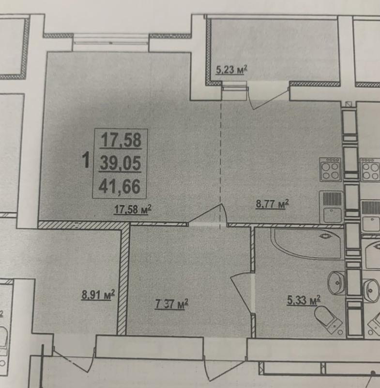 Продажа 1 комнатной квартиры 43 кв. м, Заливная ул.