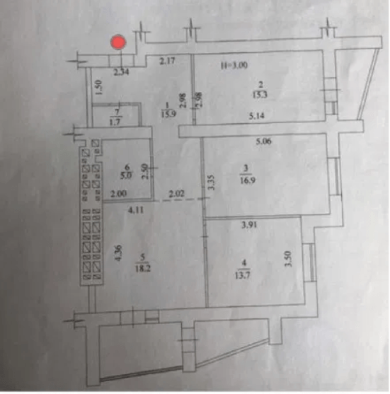 Продаж 3 кімнатної квартири 96 кв. м, Іскринський пров. 19б