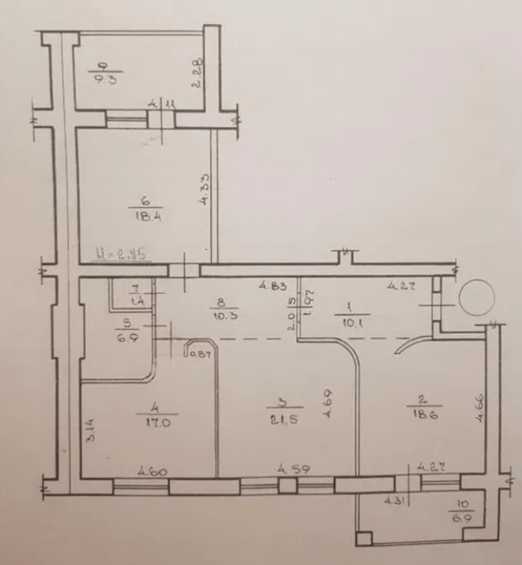 Sale 2 bedroom-(s) apartment 120 sq. m., Lebedynska Street 3