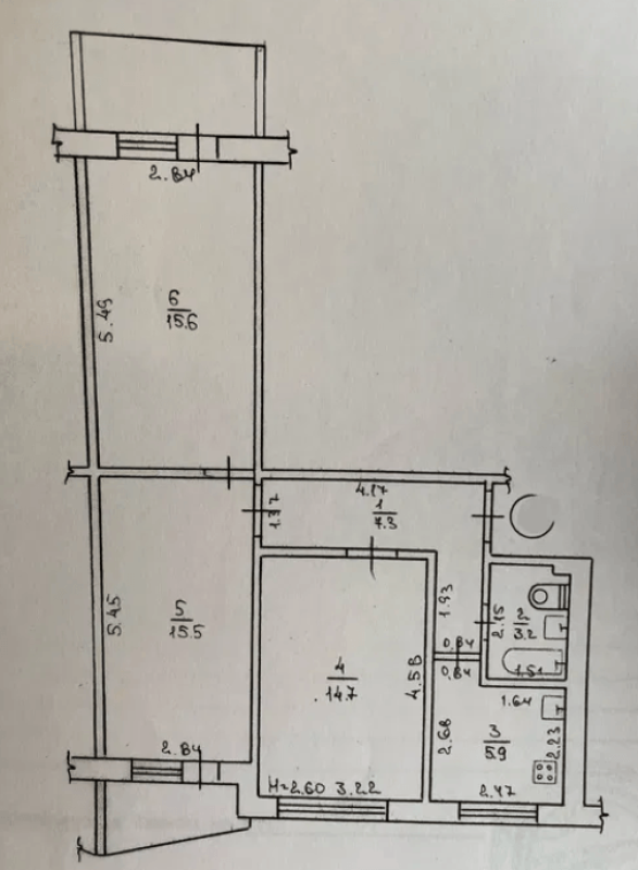 Продажа 3 комнатной квартиры 64 кв. м, Победы просп. 48