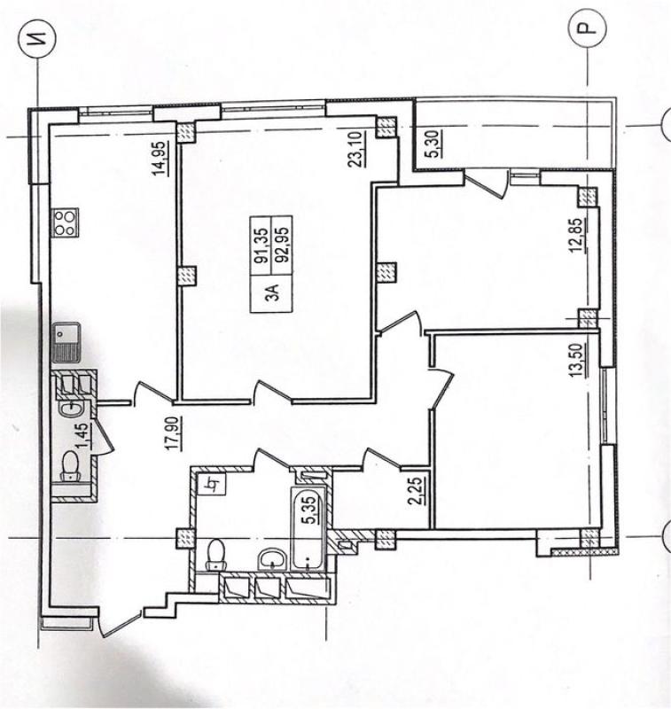 Sale 3 bedroom-(s) apartment 92.95 sq. m., Petra Hryhorenka Avenue (Marshala Zhukova Avenue) 2