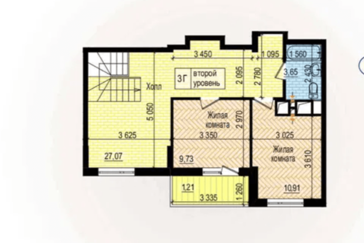Sale 3 bedroom-(s) apartment 107 sq. m., Petra Hryhorenka Avenue (Marshala Zhukova Avenue) 2