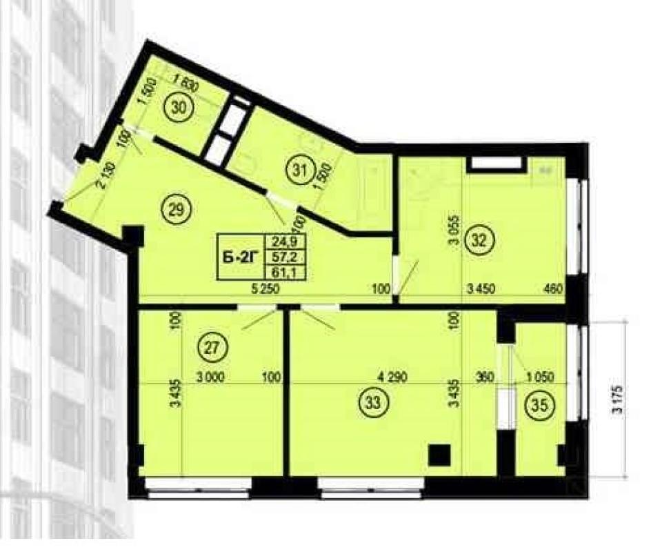 Sale 2 bedroom-(s) apartment 61 sq. m., Heroiv Kharkova Avenue (Moskovskyi Avenue) 95
