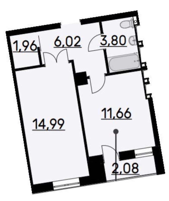 Sale 1 bedroom-(s) apartment 60 sq. m., Sokilnytska Street 28