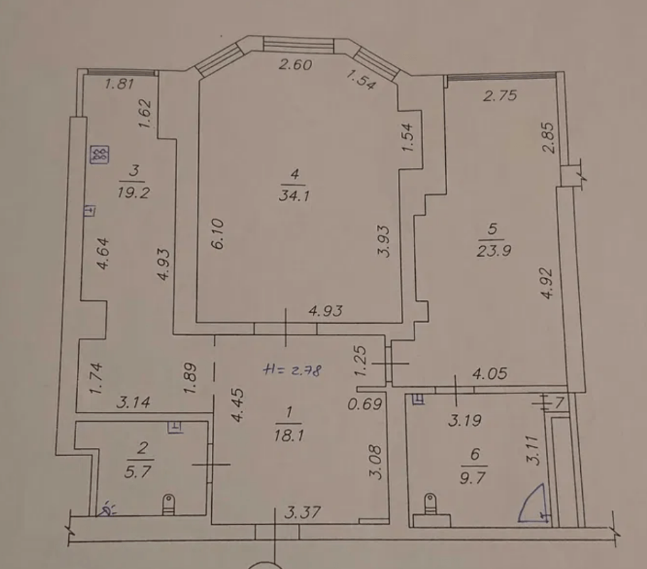 Продажа 2 комнатной квартиры 111 кв. м, Ярослава Мудрого ул. (Петровского) 30а