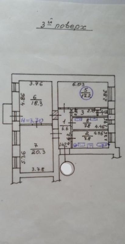 Long term rent 3 bedroom-(s) apartment Kandaurova Street 3