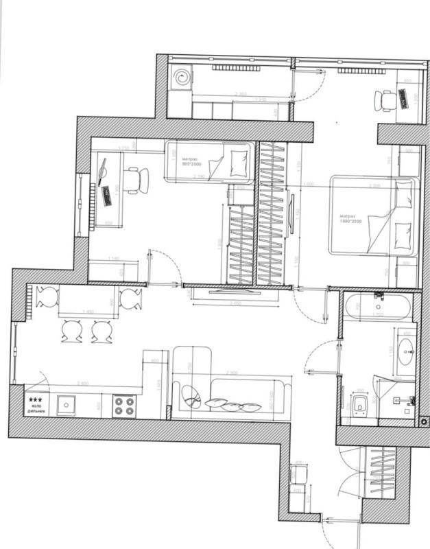 Sale 2 bedroom-(s) apartment 68 sq. m., Rohatynska Levada street (Ivanivskyi Lane) 10