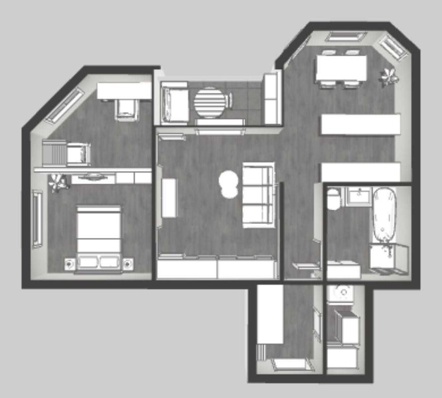 Sale 2 bedroom-(s) apartment 67 sq. m., Profesorska Street 16