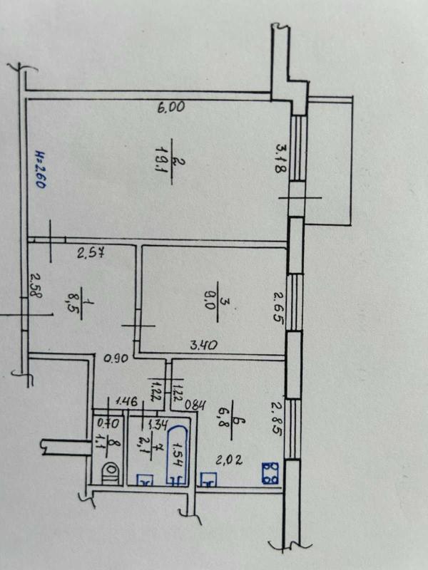 Продаж 2 кімнатної квартири 47 кв. м, Академіка Павлова вул. 319а