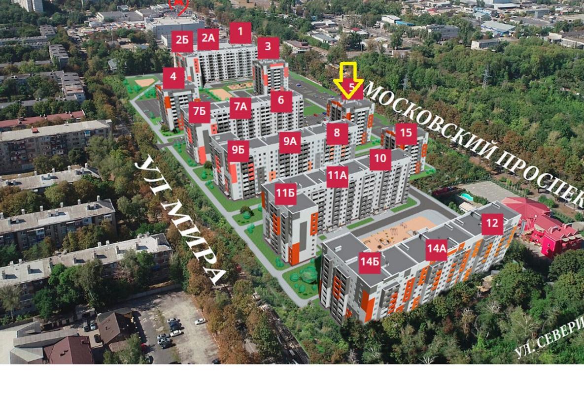 Продаж 3 кімнатної квартири 82 кв. м, Героїв Харкова просп. 264
