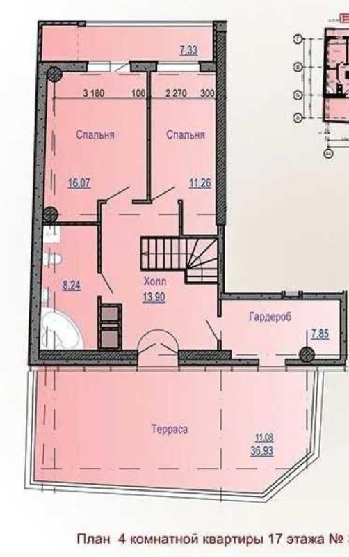 Sale 4 bedroom-(s) apartment 217 sq. m., Klochkivska Street
