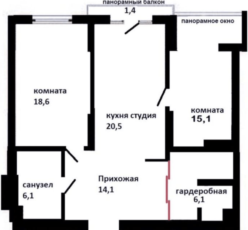 Продажа 2 комнатной квартиры 84 кв. м, Алишера Навои просп. 69