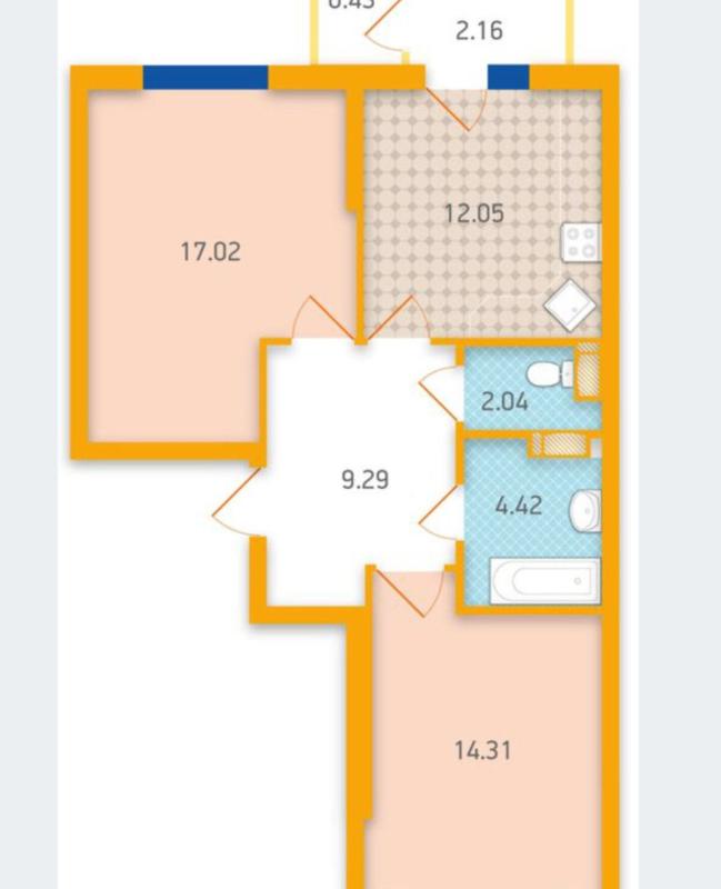 Sale 2 bedroom-(s) apartment 62 sq. m., Arkhitektora Verbytskoho Street