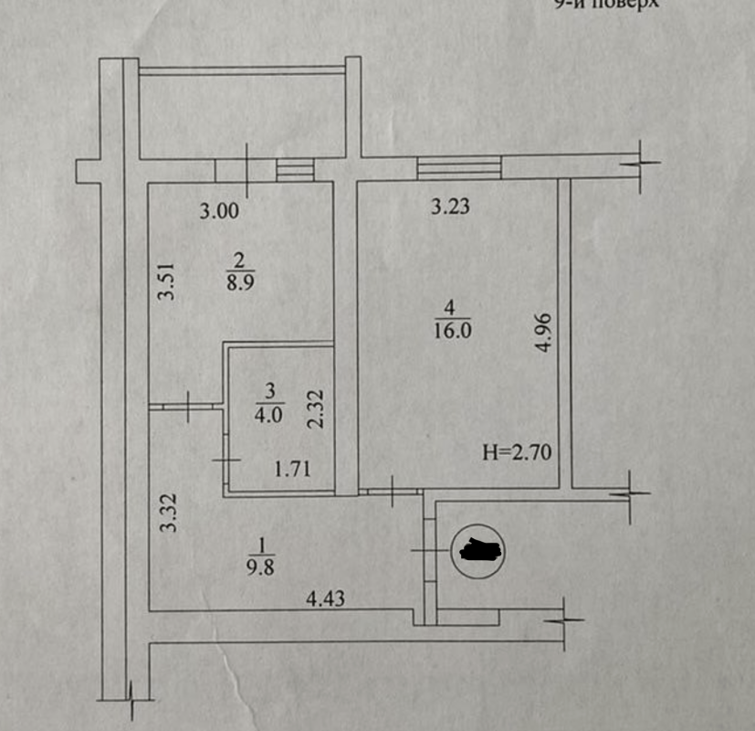 Sale 1 bedroom-(s) apartment 41 sq. m., Drahomanova Street 6