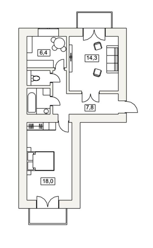 Продажа 2 комнатной квартиры 53 кв. м, Бажова ул. 15/20