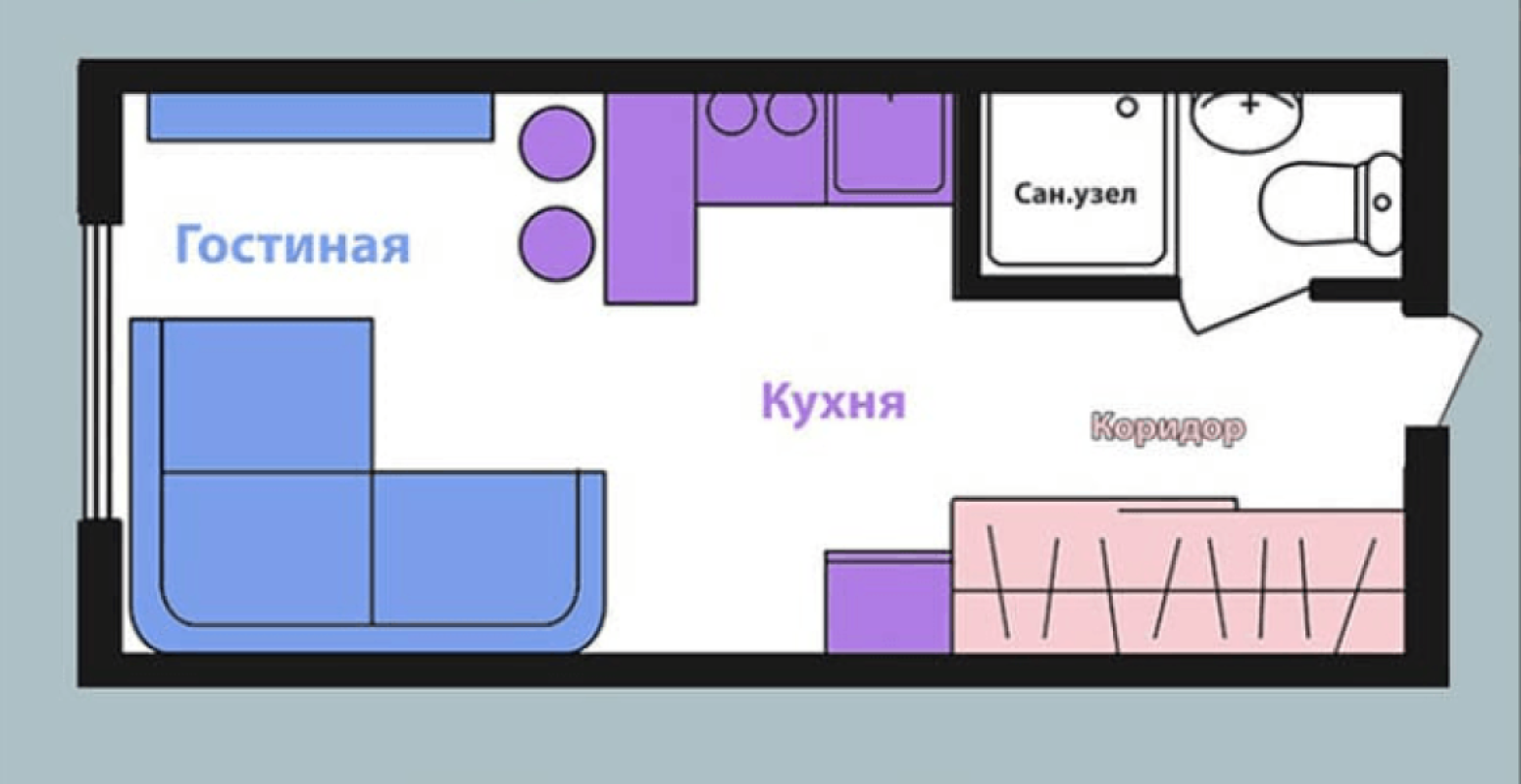 Sale 1 bedroom-(s) apartment 21 sq. m., Vesela Street 5