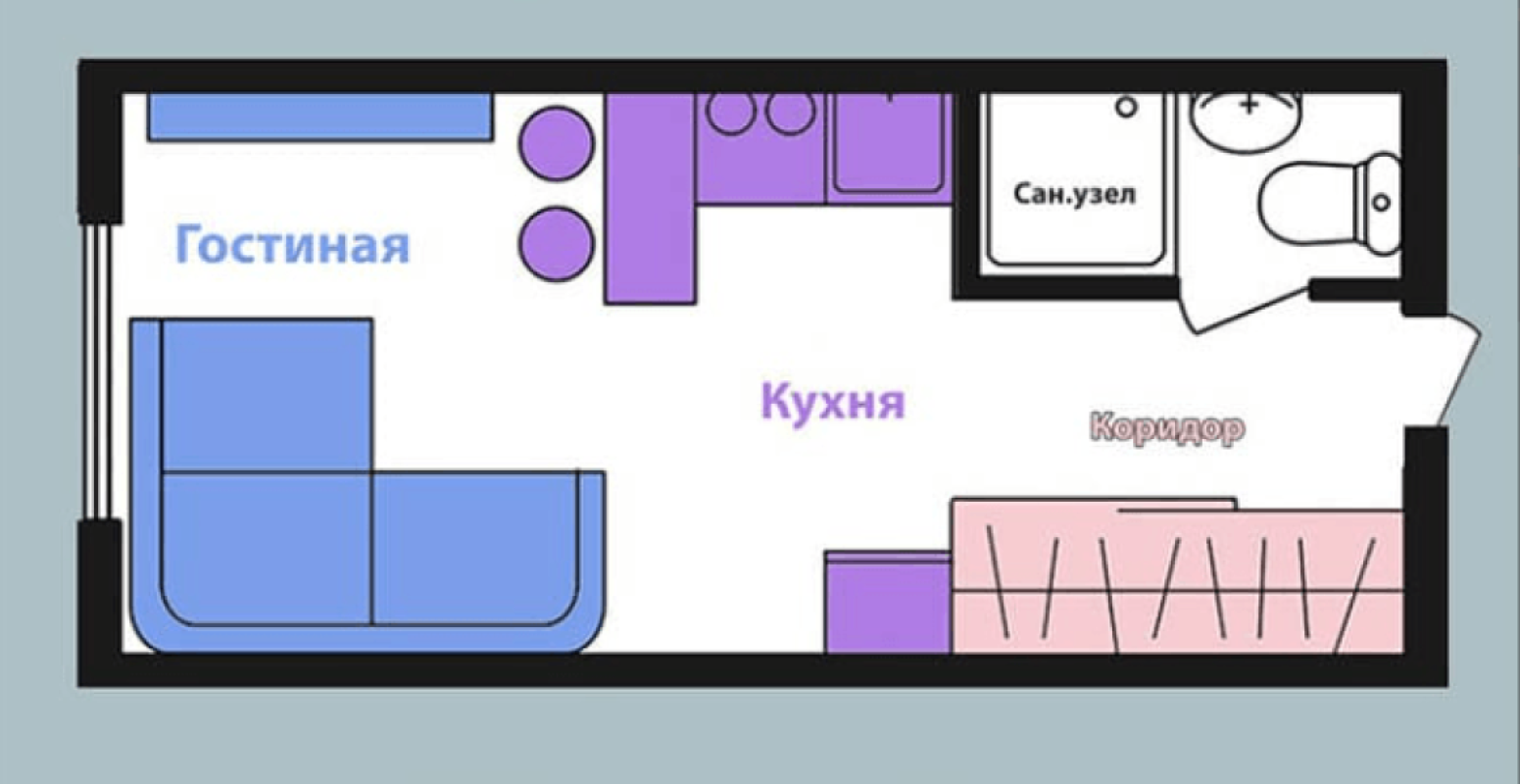 Продаж 1 кімнатної квартири 21 кв. м, Весела вул. 5