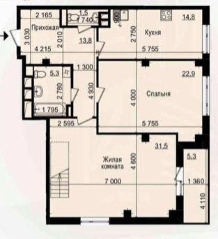 Sale 3 bedroom-(s) apartment 93 sq. m., Heroiv Kharkova Avenue (Moskovskyi Avenue)