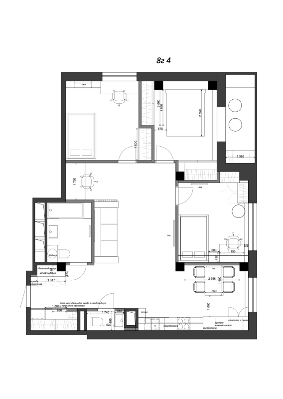 Sale 3 bedroom-(s) apartment 92.2 sq. m., Petra Hryhorenka Avenue (Marshala Zhukova Avenue) 2