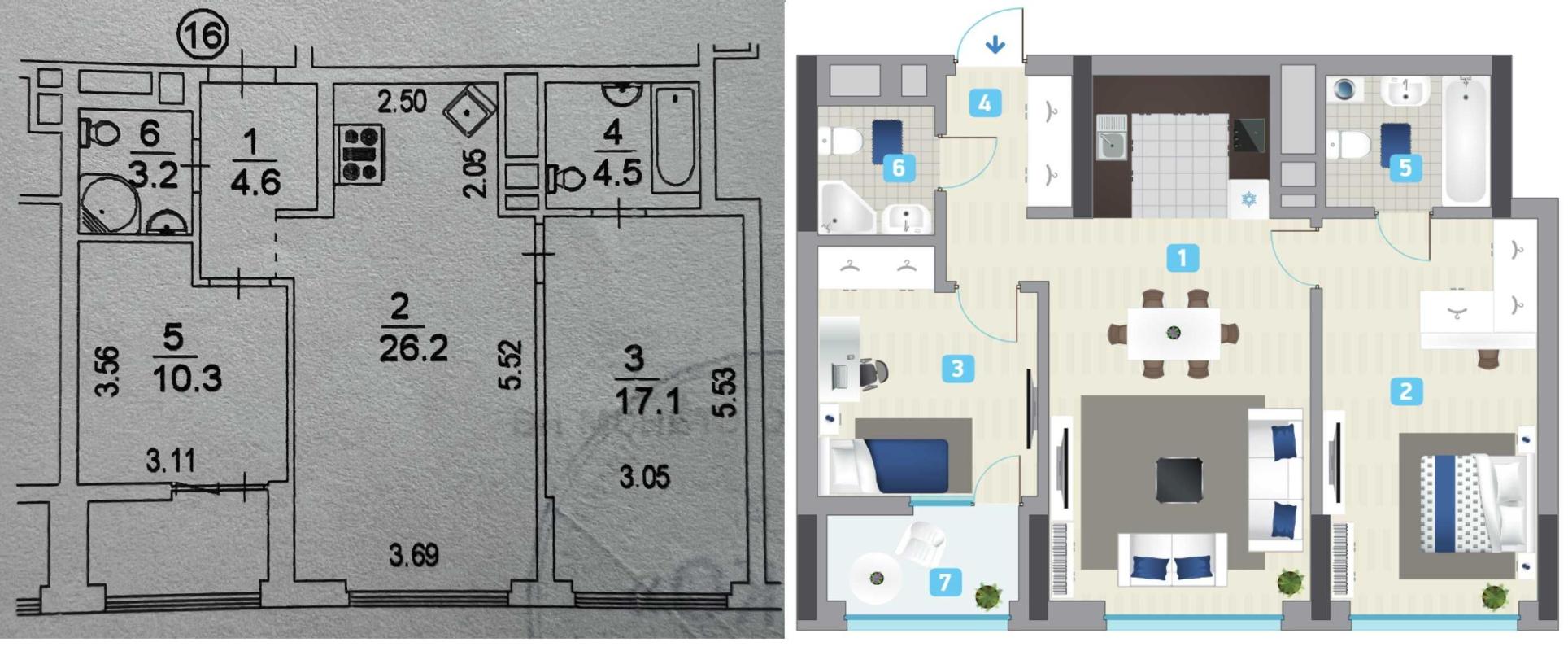 Sale 2 bedroom-(s) apartment 70 sq. m., Zarichna Street
