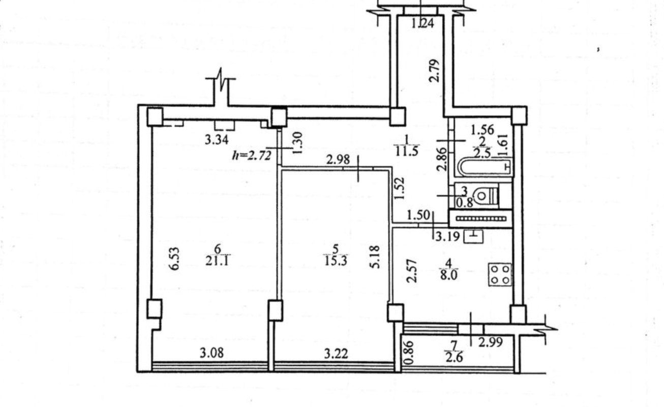 Продаж 2 кімнатної квартири 62 кв. м, Велика Васильківська вул. (Червоноармійська) 51