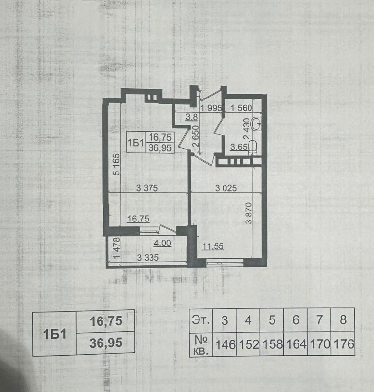 Продаж 1 кімнатної квартири 36 кв. м, Героїв Харкова просп.