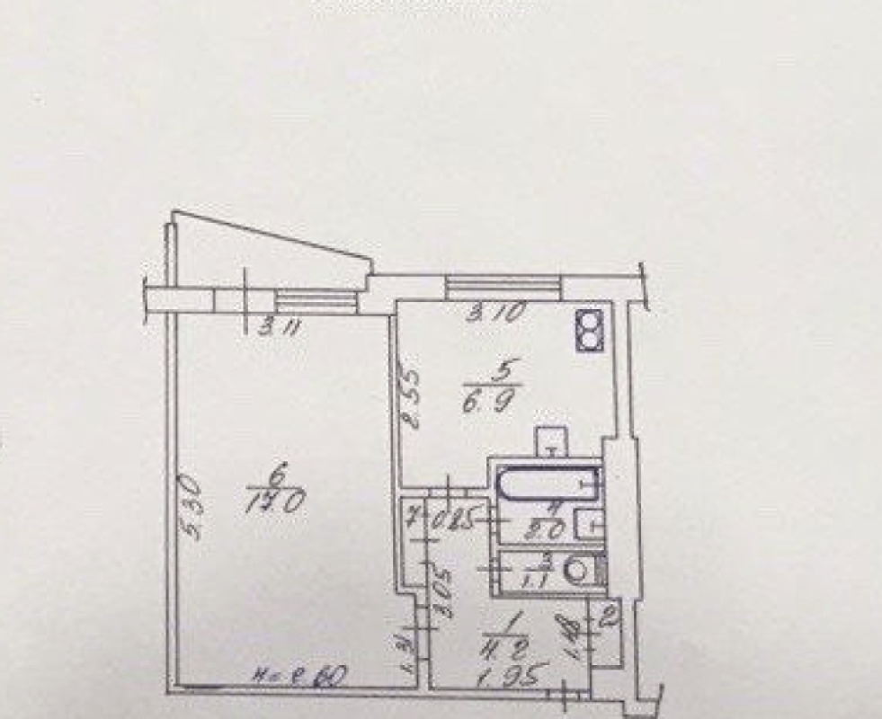 Sale 1 bedroom-(s) apartment 37 sq. m., Saltivske Highway 240а