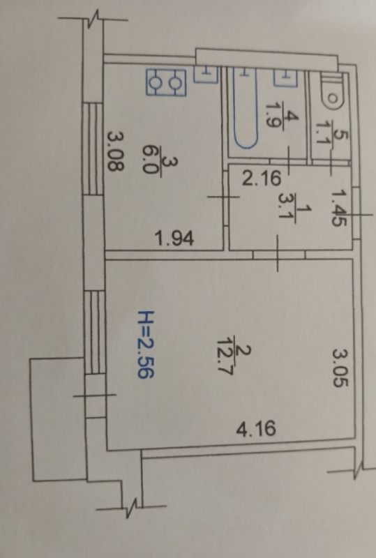 Продаж 1 кімнатної квартири 26 кв. м, Новгородська вул. 10