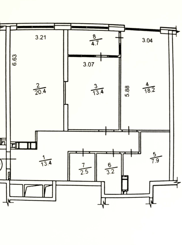 Sale 2 bedroom-(s) apartment 84 sq. m., Dniprovska Embarkment 10-14