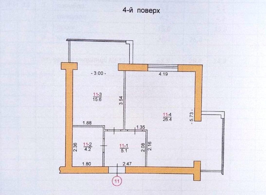 Sale 1 bedroom-(s) apartment 51 sq. m., Kotsiubynskoho Street 36