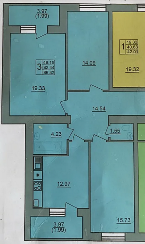 Продажа 3 комнатной квартиры 86 кв. м, Владимира Великого ул. 9