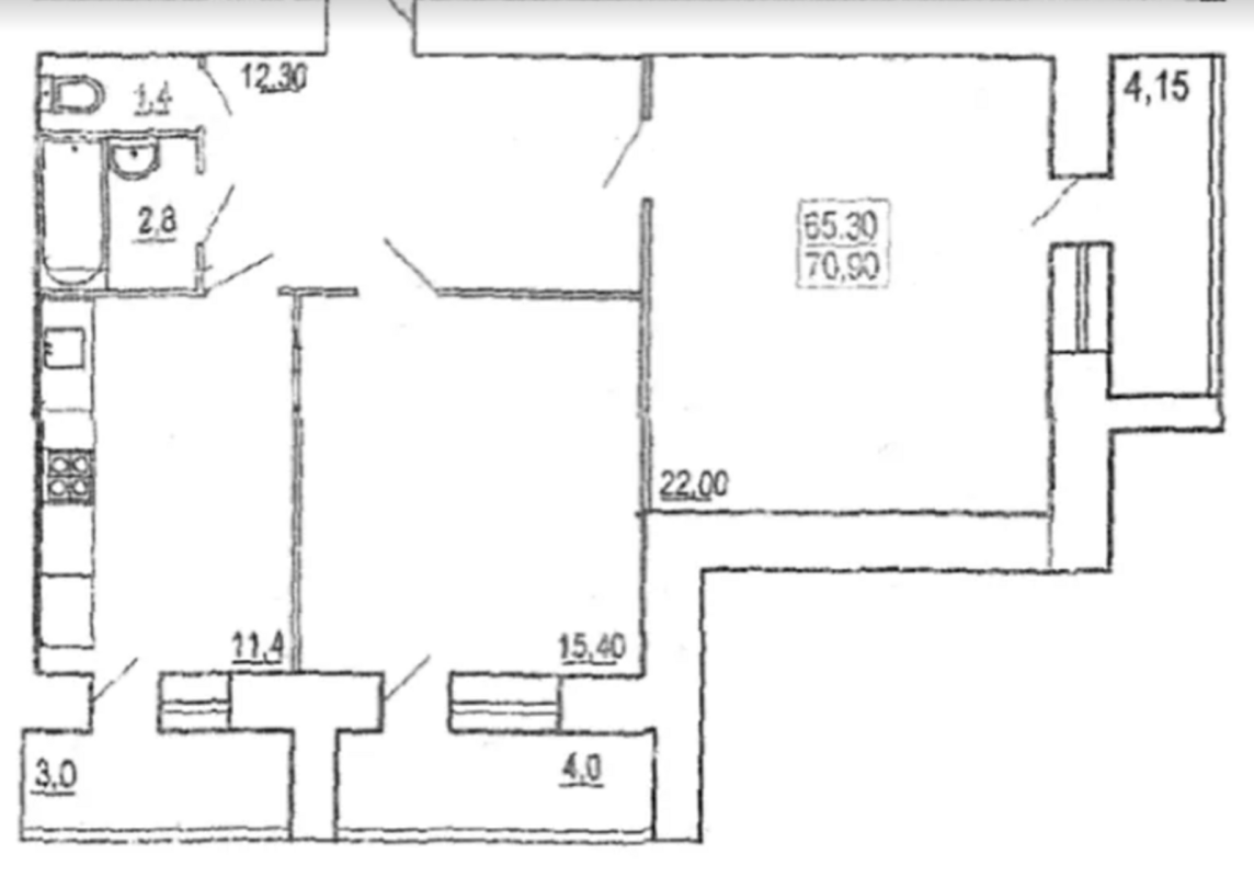 Продаж 2 кімнатної квартири 72 кв. м, Пирогова вул. (Шевченка)