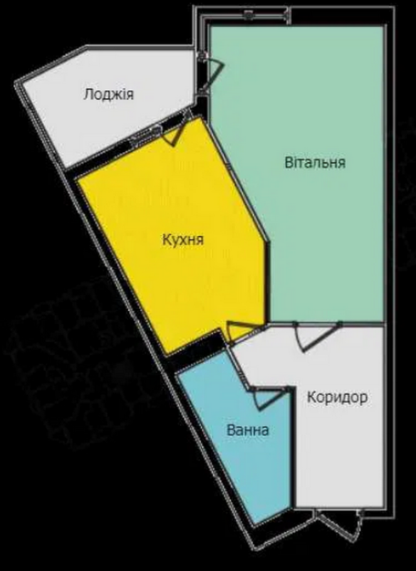 Sale 1 bedroom-(s) apartment 36 sq. m., Kyivska Street 10