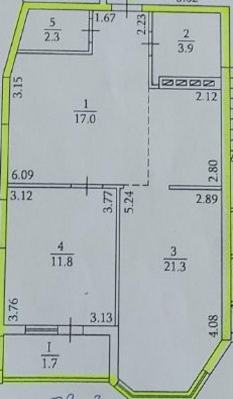 Продажа 2 комнатной квартиры 57.4 кв. м, Киевская ул. 6