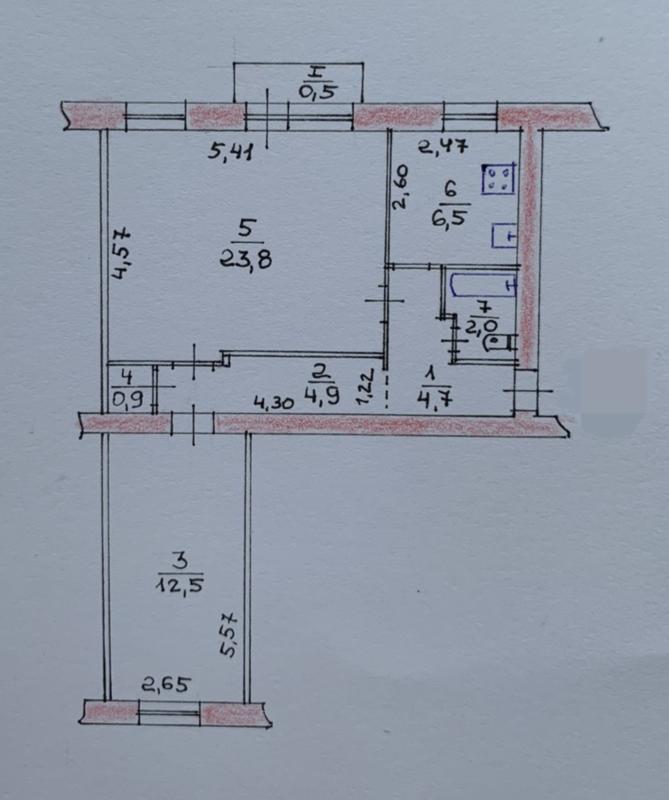 Продаж 2 кімнатної квартири 56 кв. м, Дружби вул. (Пігорєва) 15