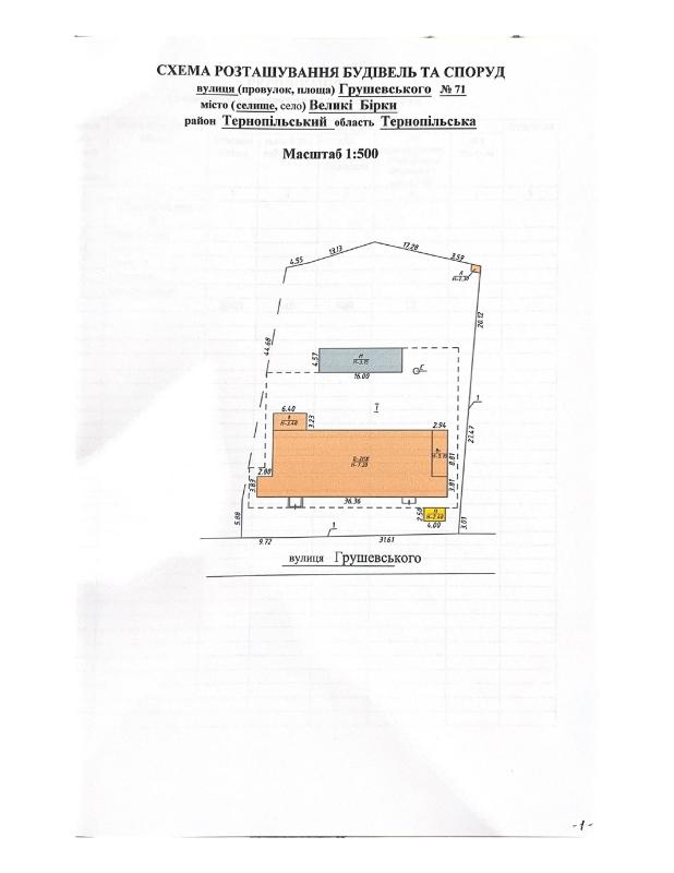 Long term rent commercial property Hrushevskoho Street