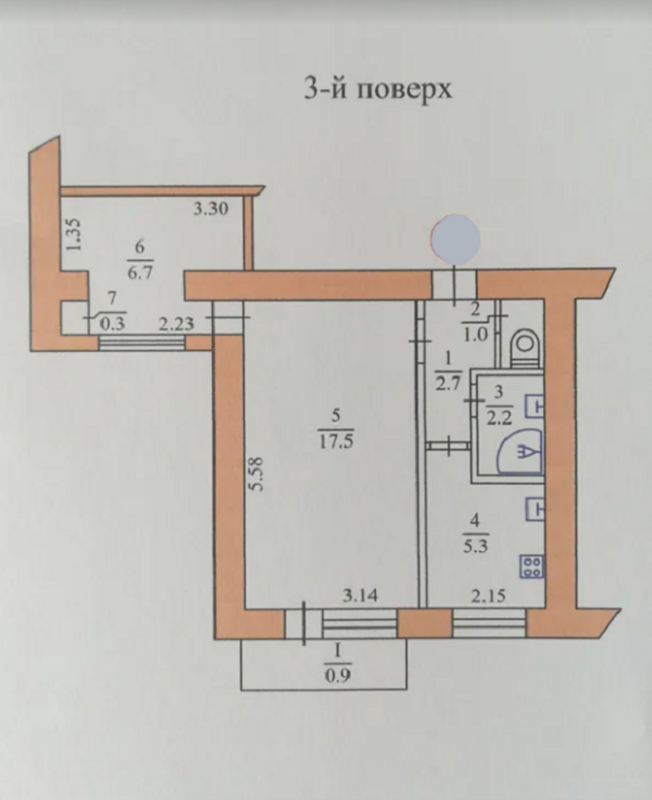 Sale 2 bedroom-(s) apartment 36 sq. m., Protasevycha Street 14