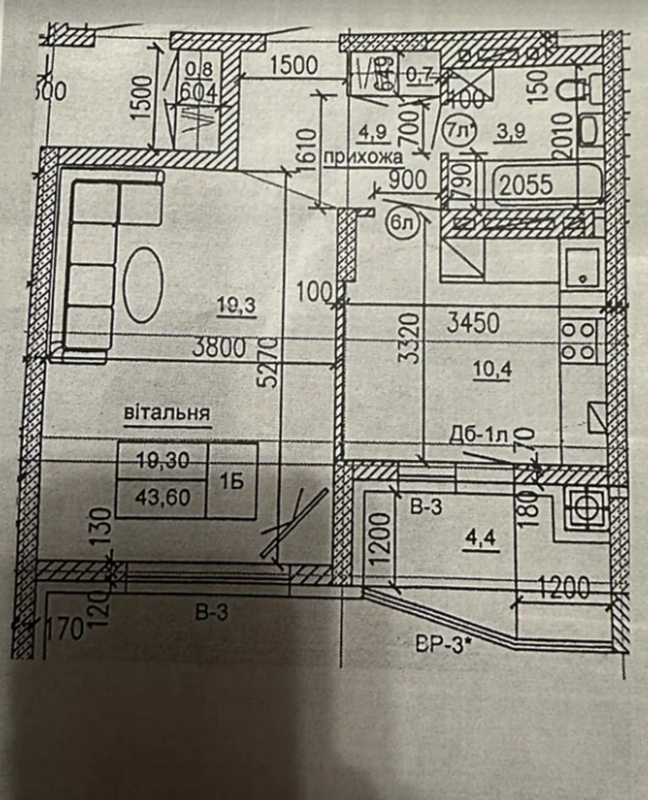 Продаж 1 кімнатної квартири 43 кв. м, Микулинецька вул. 1