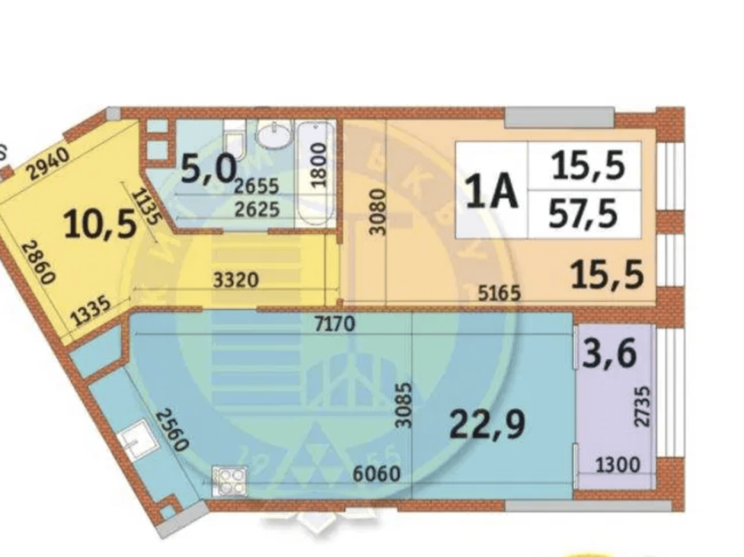 Продажа 1 комнатной квартиры 58 кв. м, Берестейский просп. (Победы) 11