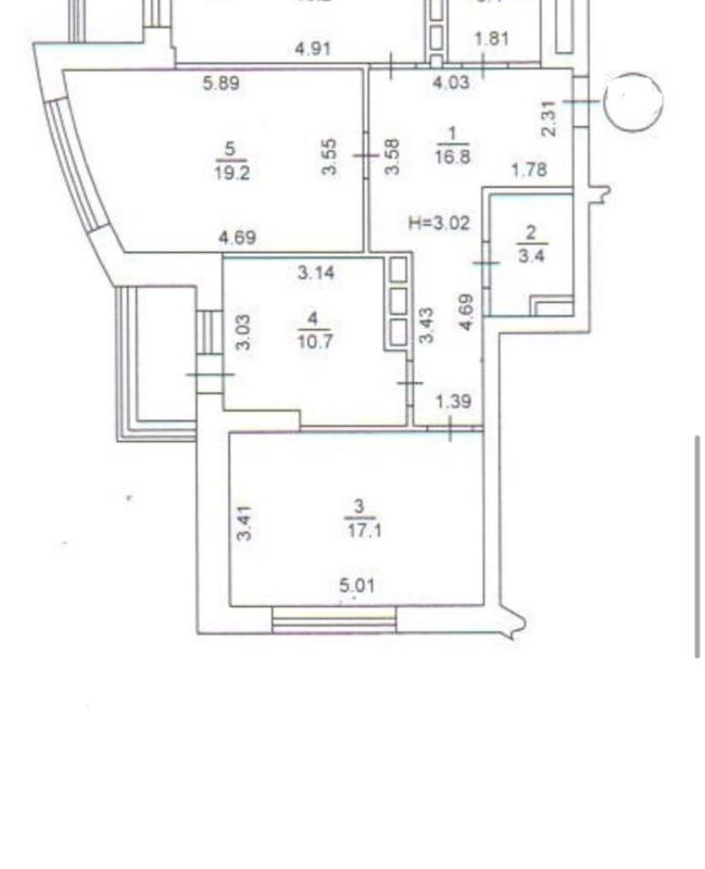 Sale 3 bedroom-(s) apartment 93 sq. m., Mykilsko-Slobidska Street 3а