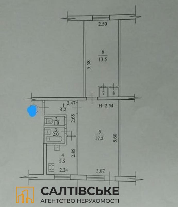 Продаж 2 кімнатної квартири 44 кв. м, Владислава Зубенка вул. (Тимурівців) 40