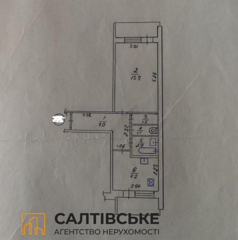 Sale 1 bedroom-(s) apartment 36 sq. m., Hvardiytsiv-Shyronintsiv Street 29