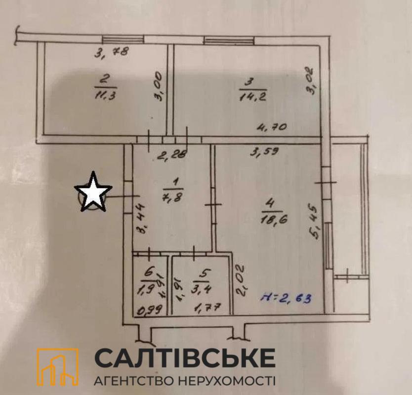 Продажа 2 комнатной квартиры 62 кв. м, Дружбы Народов ул. 228б