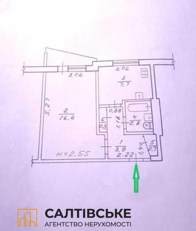 Sale 1 bedroom-(s) apartment 33 sq. m., Hvardiytsiv-Shyronintsiv Street 59