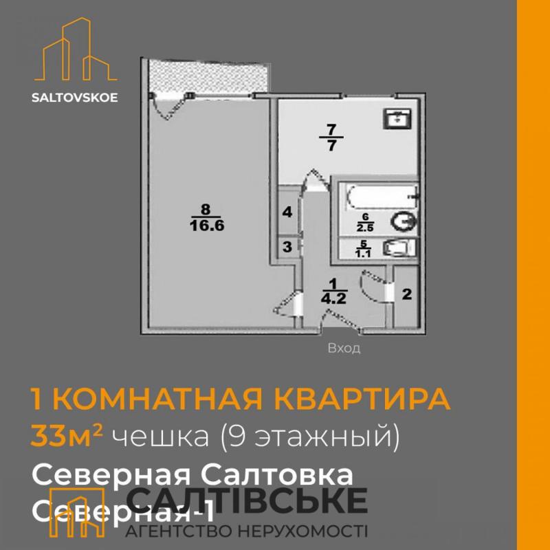 Продажа 1 комнатной квартиры 33 кв. м, Леся Сердюка ул. (Командарма Корка) 4