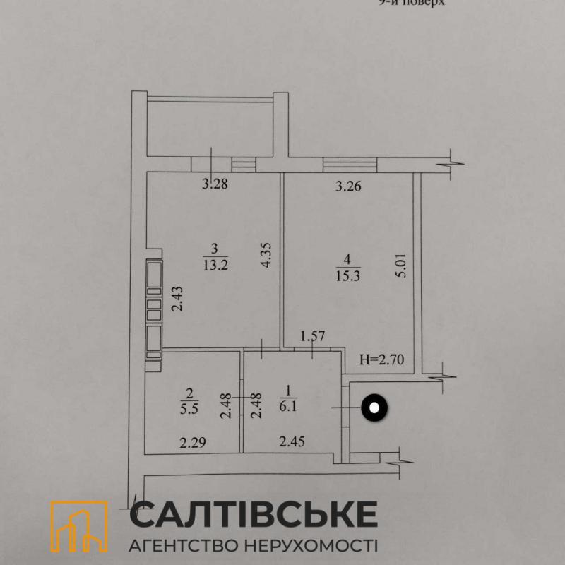 Продаж 1 кімнатної квартири 42 кв. м, Козакевича вул. 27
