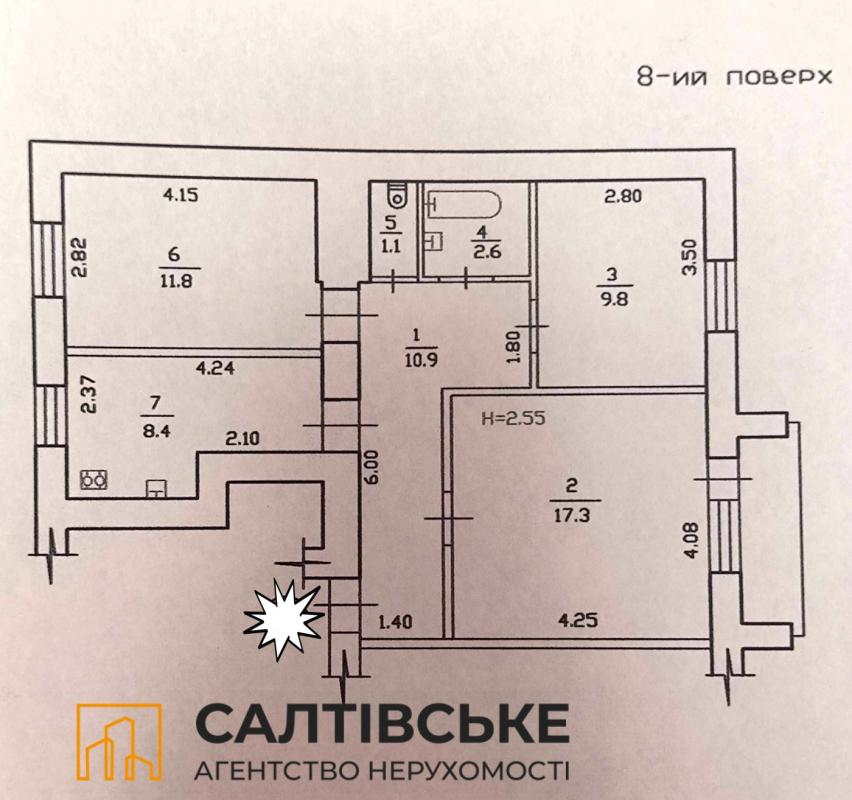 Продажа 3 комнатной квартиры 67 кв. м, Краснодарская ул. 171г