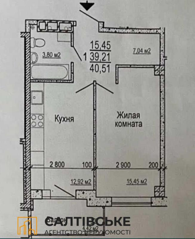 Sale 1 bedroom-(s) apartment 43 sq. m., Hvardiytsiv-Shyronintsiv Street 70